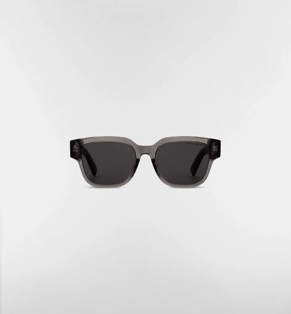 Dior Oblique S1I Lunettes de soleil carrées noir transparent