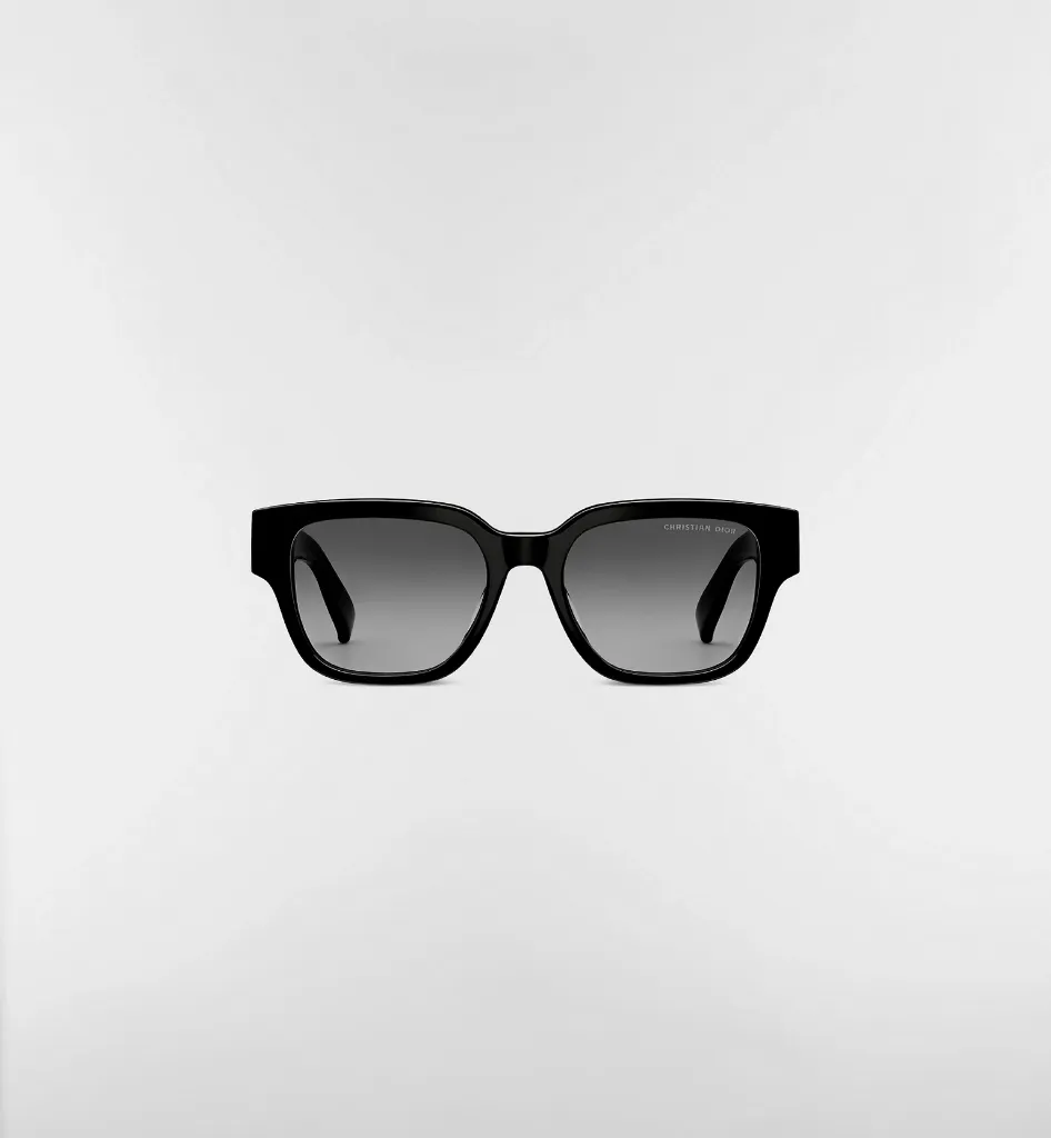Dior Oblique S1I Lunettes de soleil carrées noires
