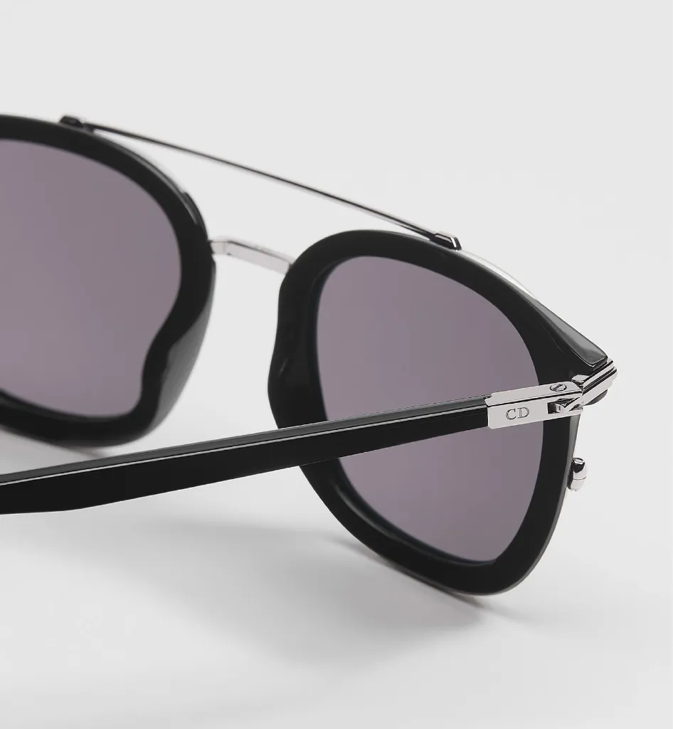 DiorBlackSuit S14I BioAcetate Lunettes de soleil carrées noires