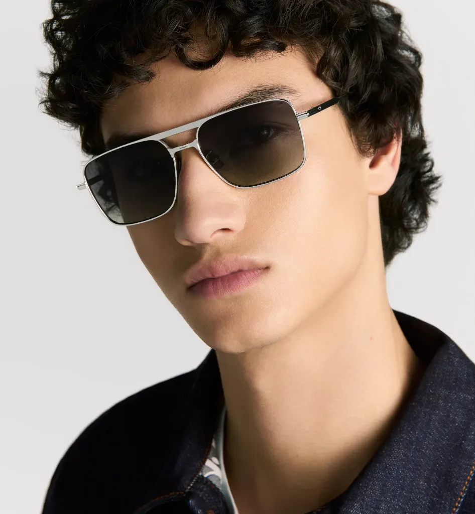 DiorBlackSuit S17U Lunettes de soleil navigateur dégradées vertes