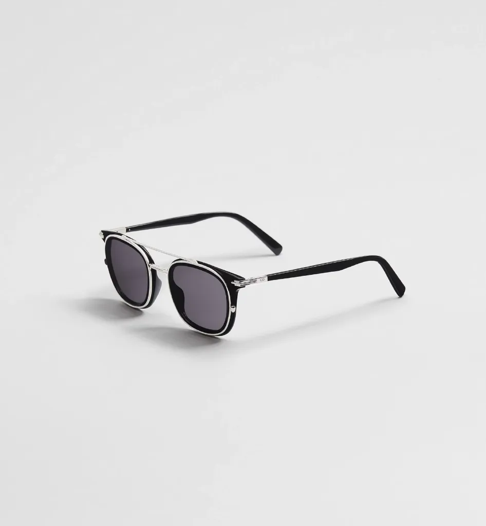 DiorBlackSuit S14I BioAcetate Lunettes de soleil carrées noires