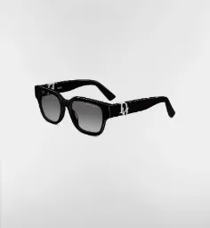 Dior Oblique S1I Lunettes de soleil carrées noires